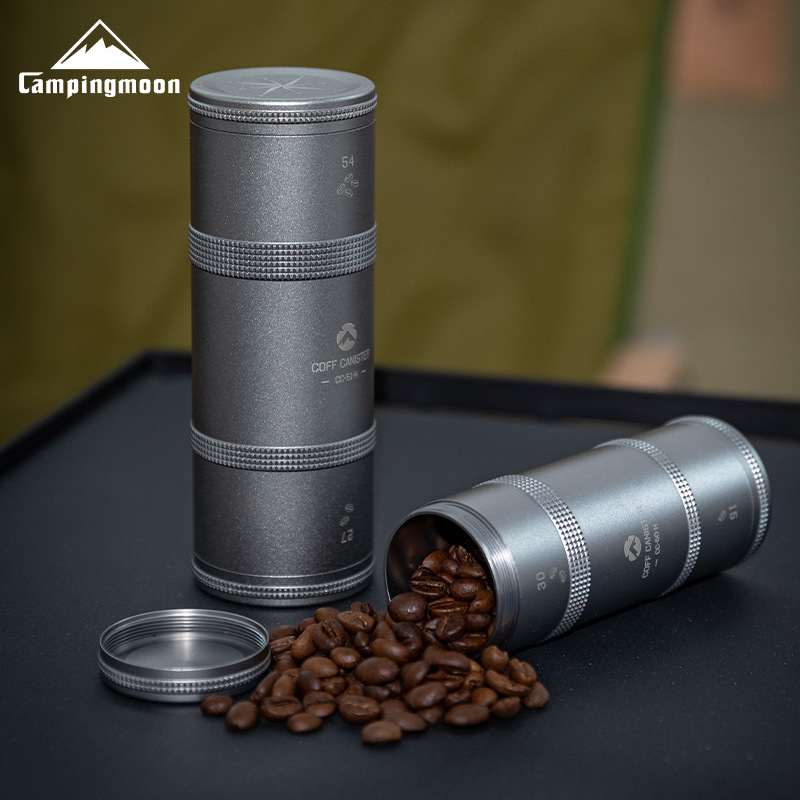Coffee Equipment For Camping - CAMPINGMOON, 1 Uds., lata de granos