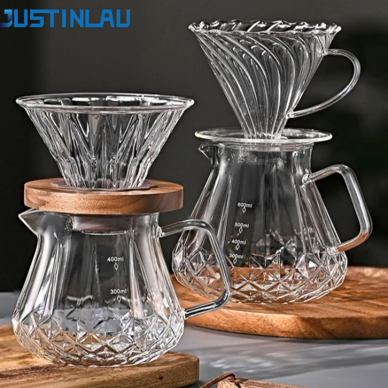 Espresso Shot Glass - JUSTINLAU Juego de cafetera de goteo