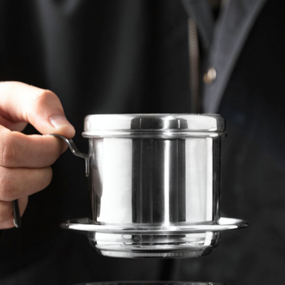 Coffee Equipment Pour Over - Cafetera vietnamita de acero inoxidable 304,