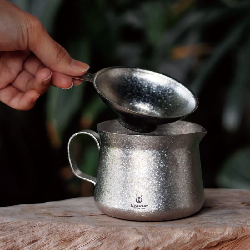Coffee Equipment For Camping - Tetera de café de titanio, tetera,