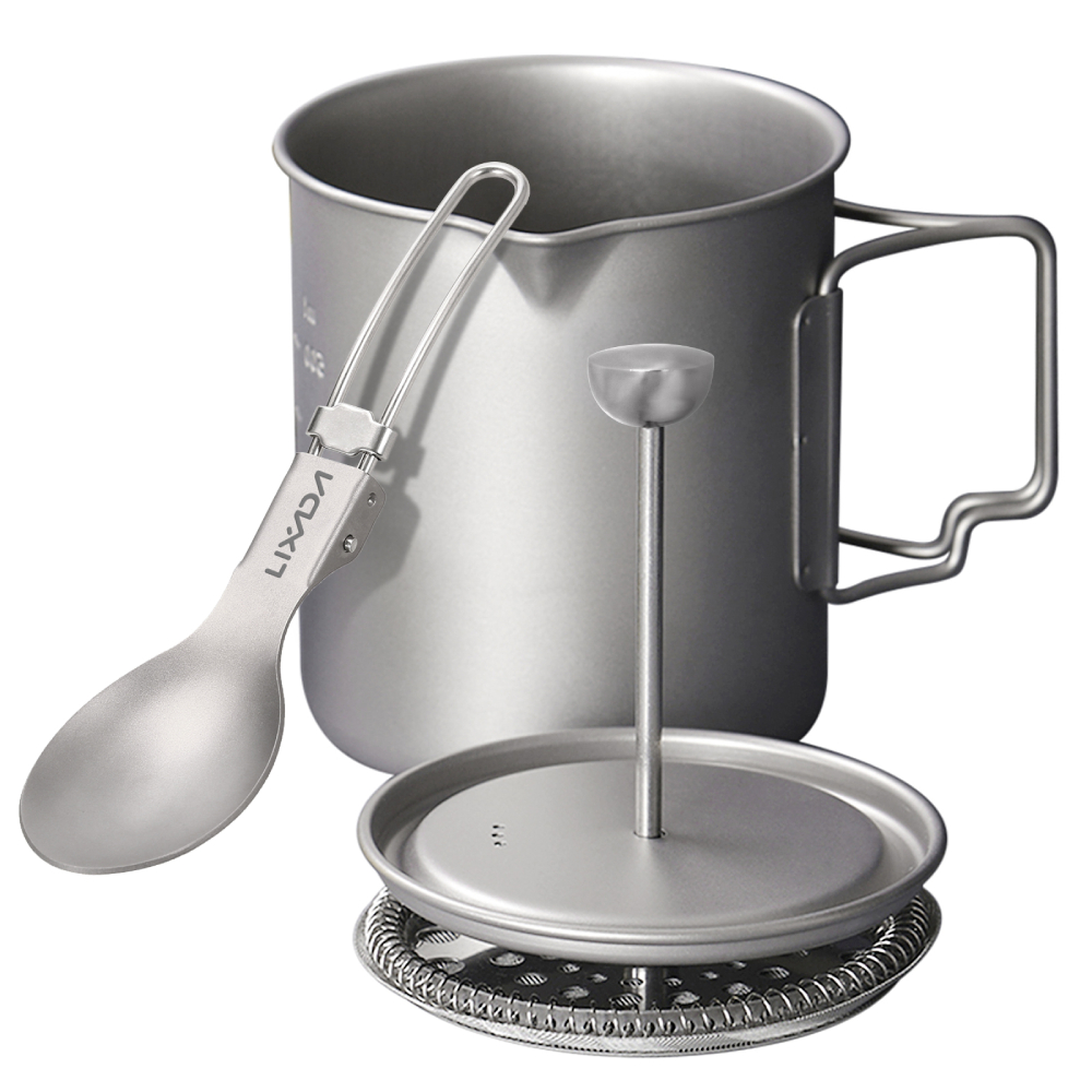 Lixada-taza de café de titanio - Coffee Equipment For Camping reseña y precio