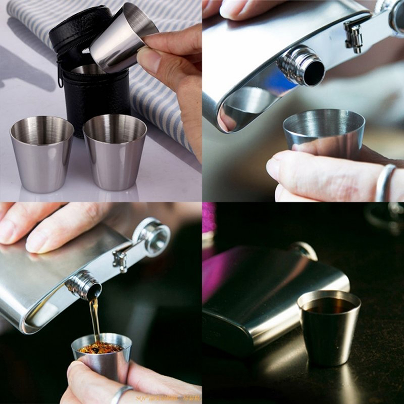 4/6 Uds tazas de acero inoxida - Espresso Shot Glass reseña y precio