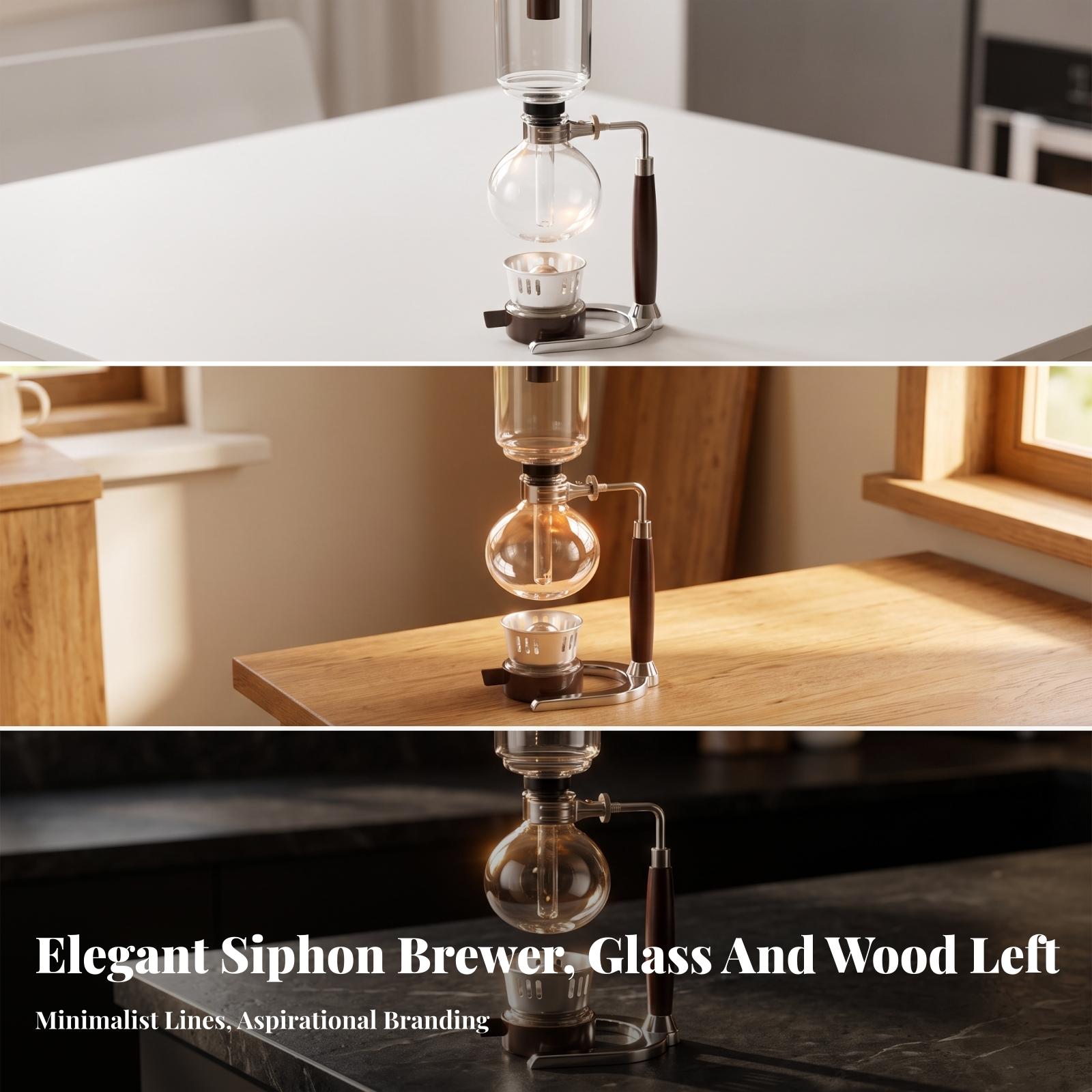 Cafetera de sifón al vacío con - Coffee Equipment Pour Over reseña y precio