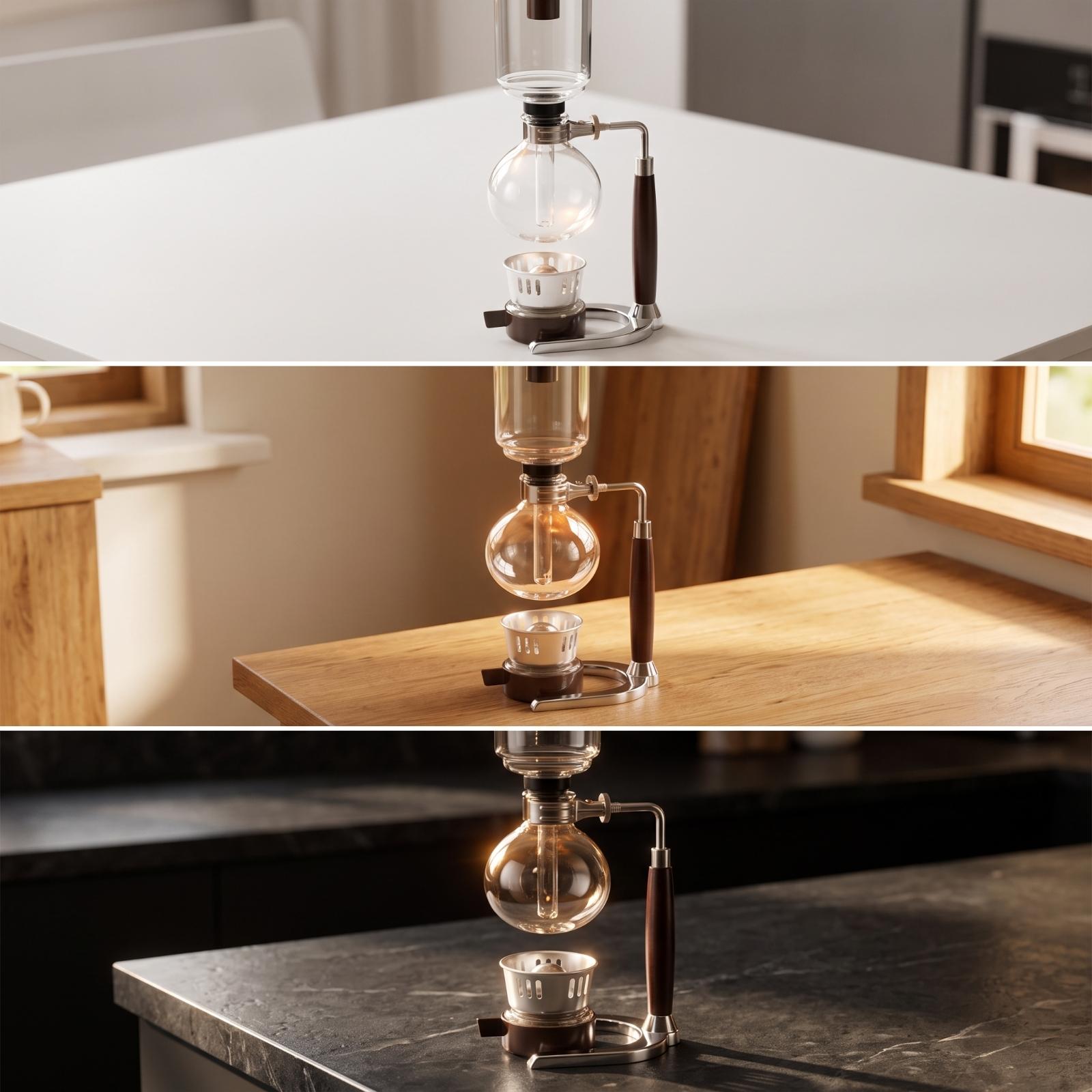 Cafetera de sifón al vacío con - Coffee Equipment Pour Over reseña y precio