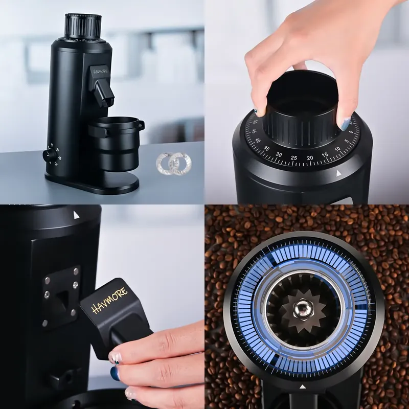 Molinillo de Café Automático H - Coffee Grinder Burr Flat reseña y precio
